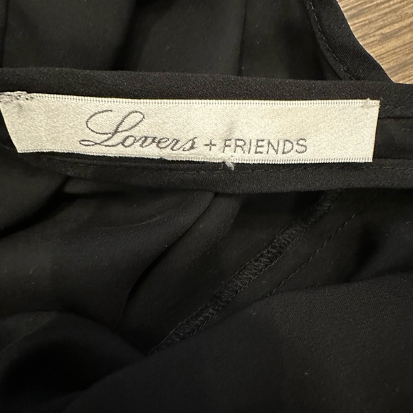 Loves + Friends Black Asymmetrical Dress - Picture 5 of 7